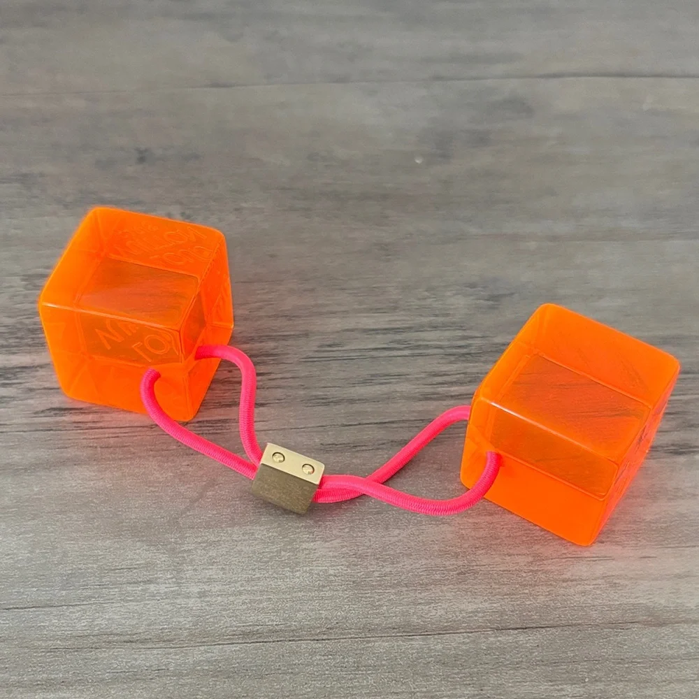 Louis Vuitton Hair Tie Orange Cube